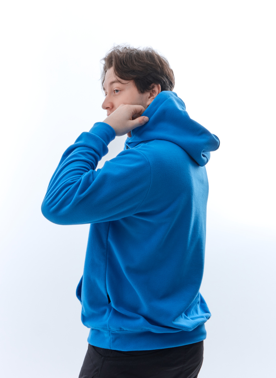 Мерч толстовка флисовая GRAYLING, голубой